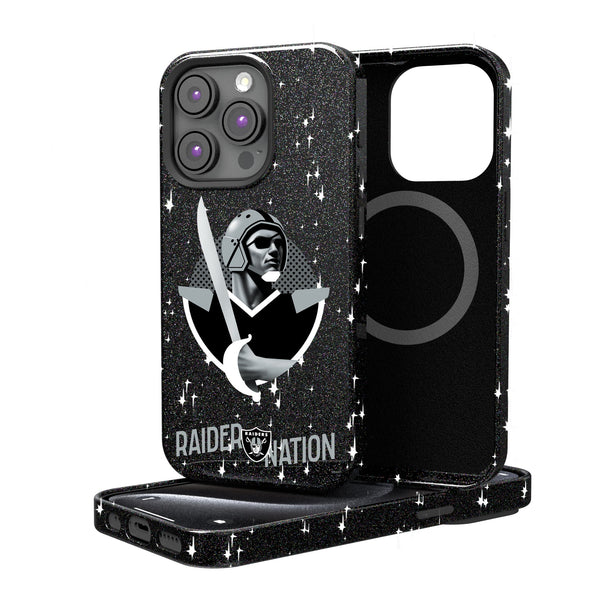 Las Vegas Raiders 2024 Illustrated Limited Edition iPhone Bling Phone Case