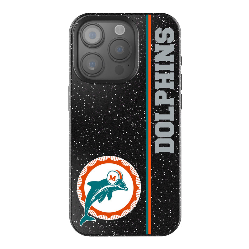 Miami Dolphins 1966-1973 Historic Collection Sidebar iPhone Bling Phone Case