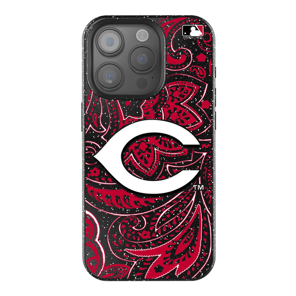 Cincinnati Reds Paisley iPhone Bling Phone Case