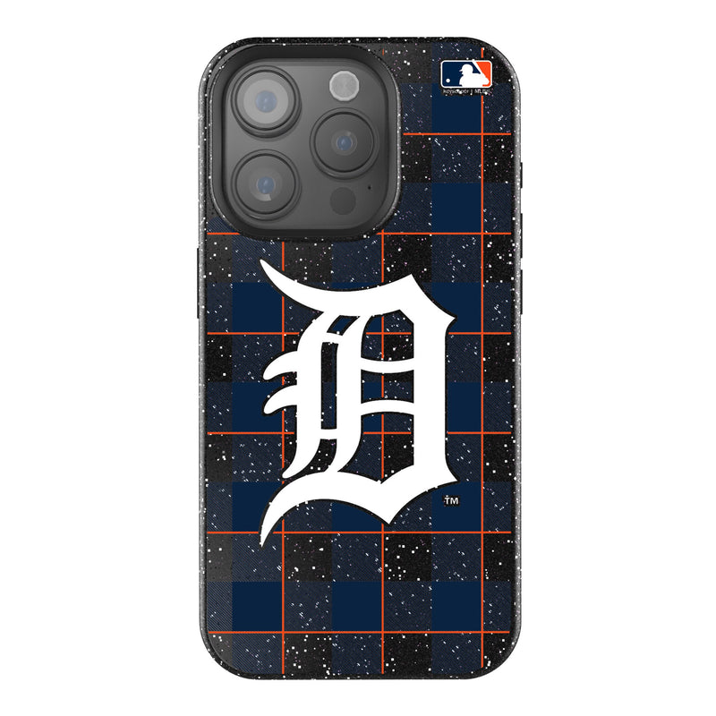 Detroit Tigers Plaid iPhone Bling Phone Case