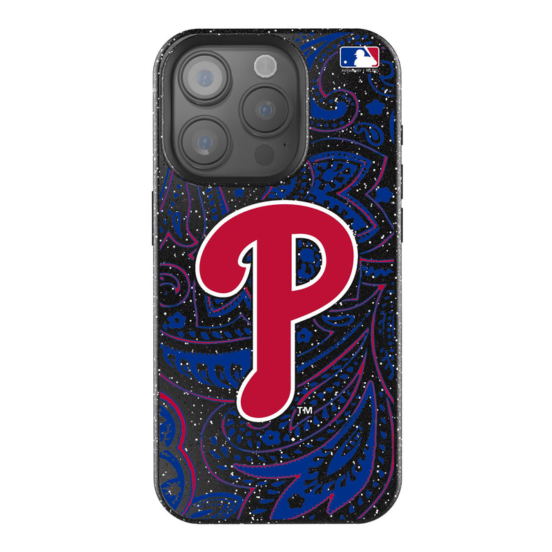 Philadelphia Phillies Paisley iPhone Bling Phone Case