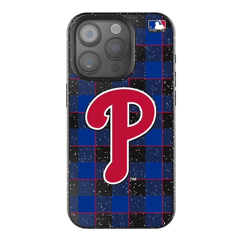 Philadelphia Phillies Plaid iPhone Bling Phone Case