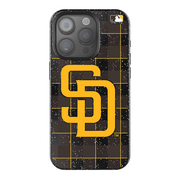 San Diego Padres Plaid iPhone Bling Phone Case