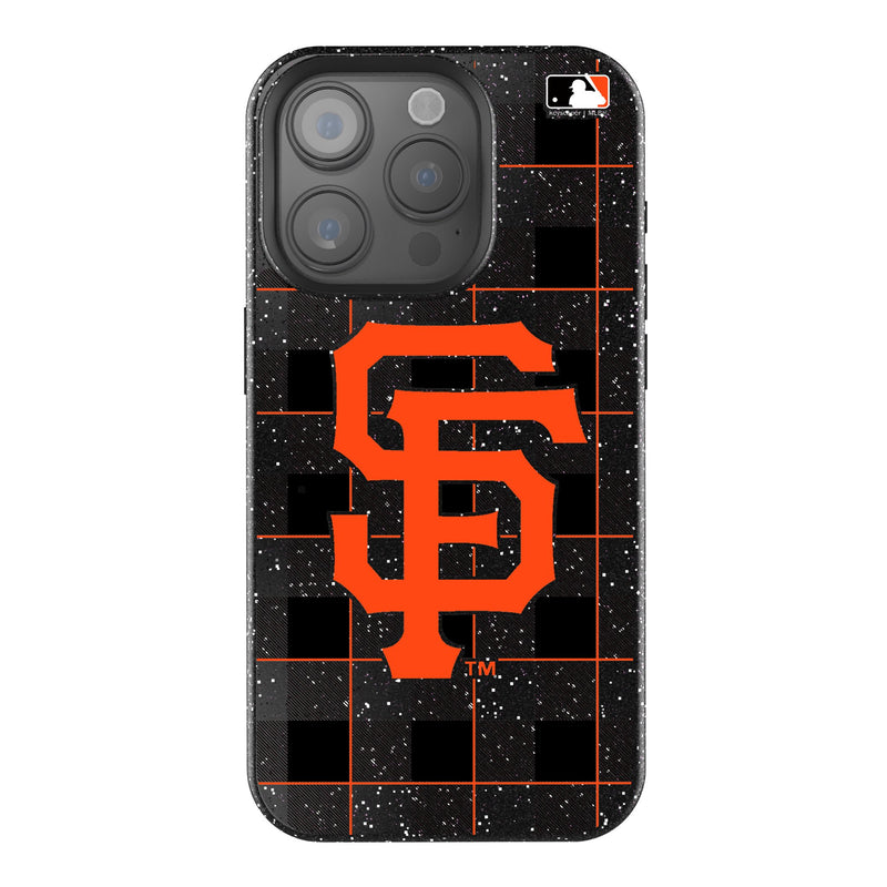 San Francisco Giants Plaid iPhone Bling Phone Case