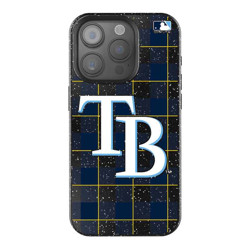 Tampa Bay Rays Plaid iPhone Bling Phone Case