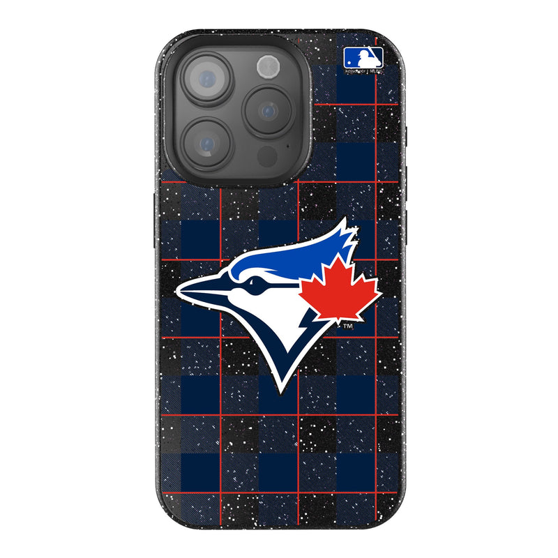 Toronto Blue Jays Plaid iPhone Bling Phone Case