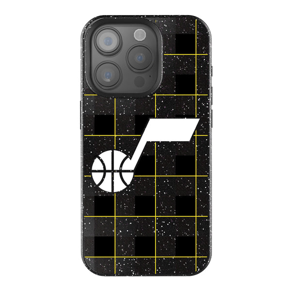 Utah Jazz Plaid iPhone Bling Phone Case