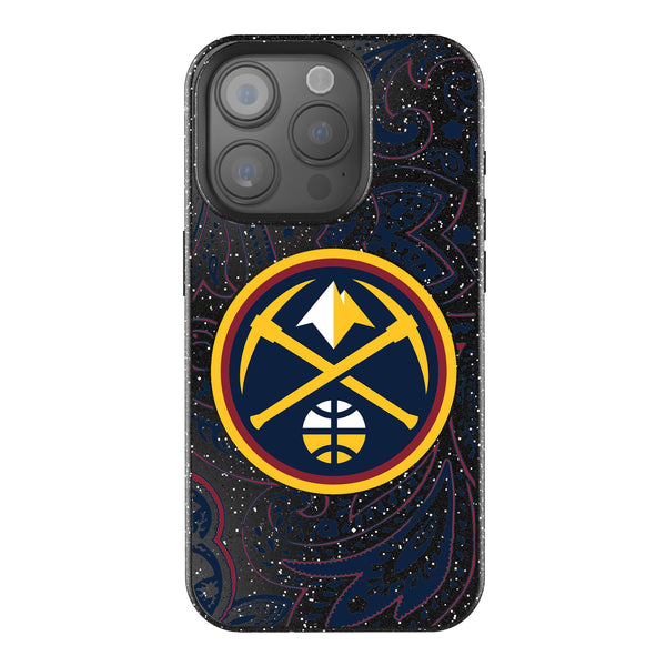 Denver Nuggets Paisley iPhone Bling Phone Case