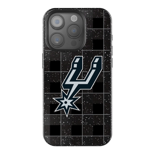 San Antonio Spurs Plaid iPhone Bling Phone Case