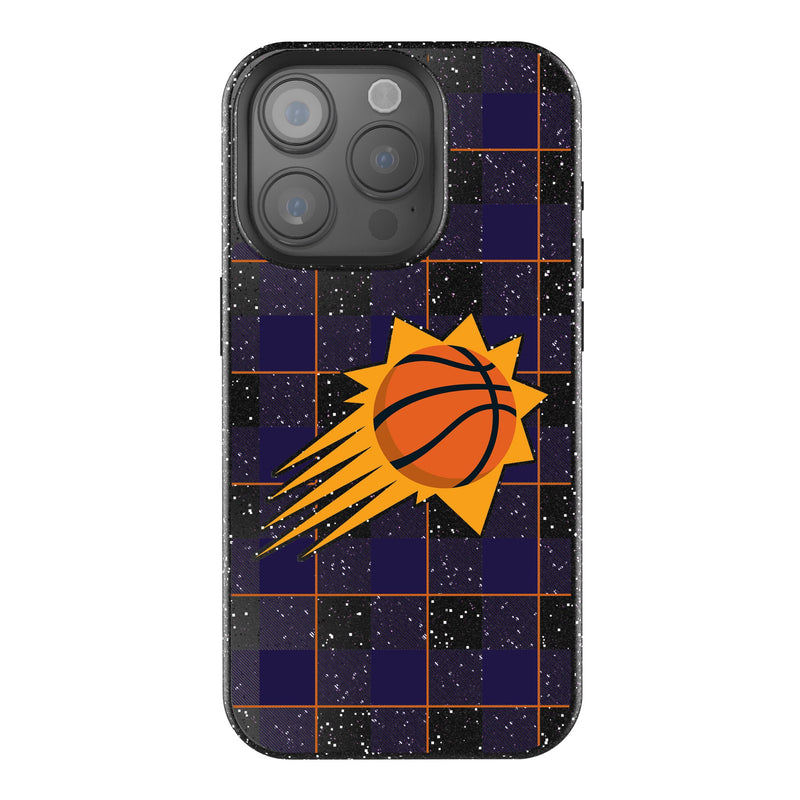 Phoenix Suns Plaid iPhone Bling Phone Case