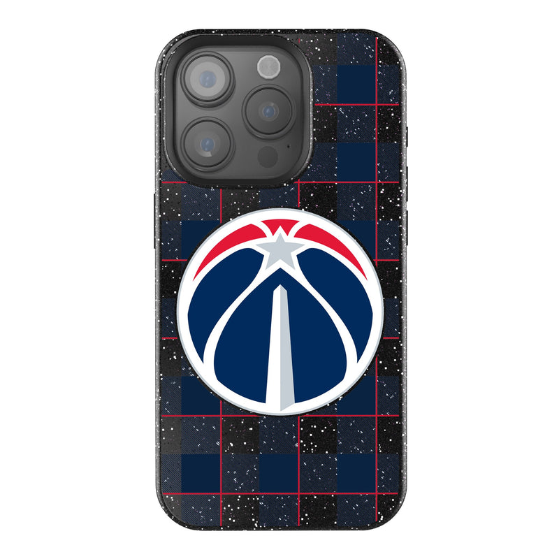 Washington Wizards Plaid iPhone Bling Phone Case