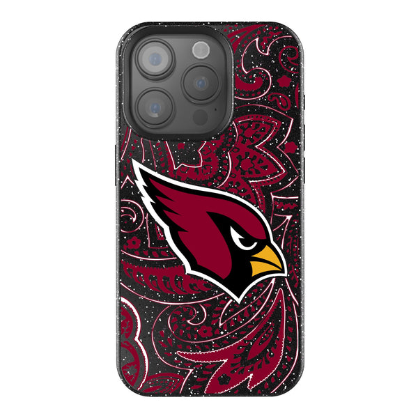 Arizona Cardinals Paisley iPhone Bling Phone Case