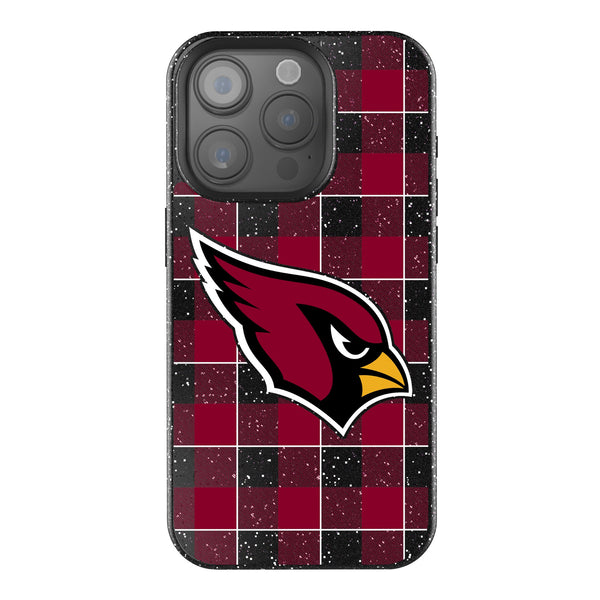 Arizona Cardinals Plaid iPhone Bling Phone Case