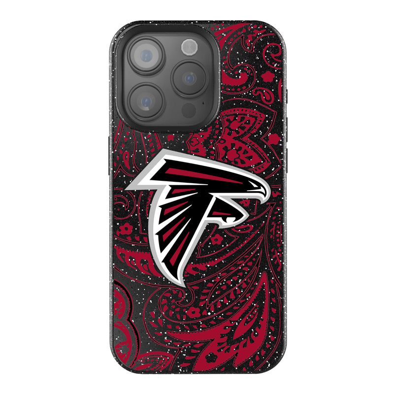 Atlanta Falcons Paisley iPhone Bling Phone Case