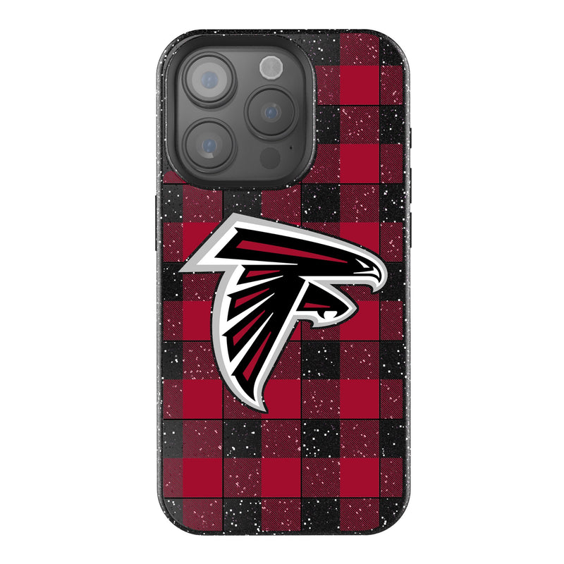 Atlanta Falcons Plaid iPhone Bling Phone Case