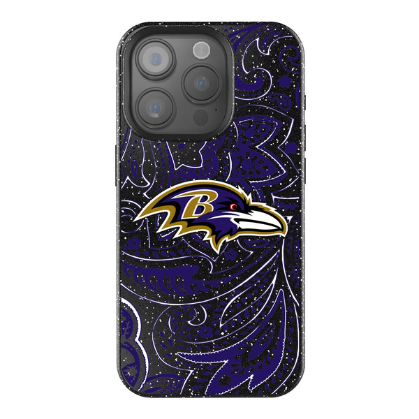 Baltimore Ravens Paisley iPhone Bling Phone Case