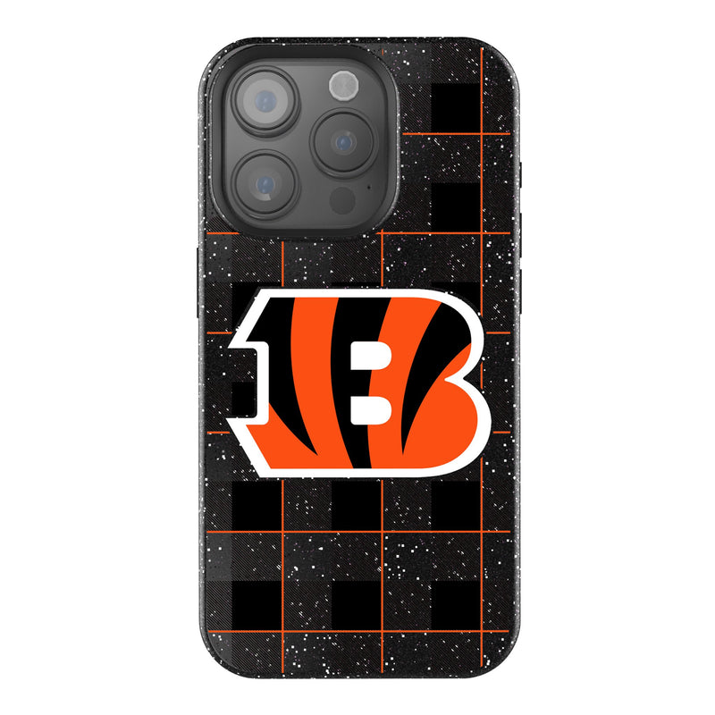 Cincinnati Bengals Plaid iPhone Bling Phone Case