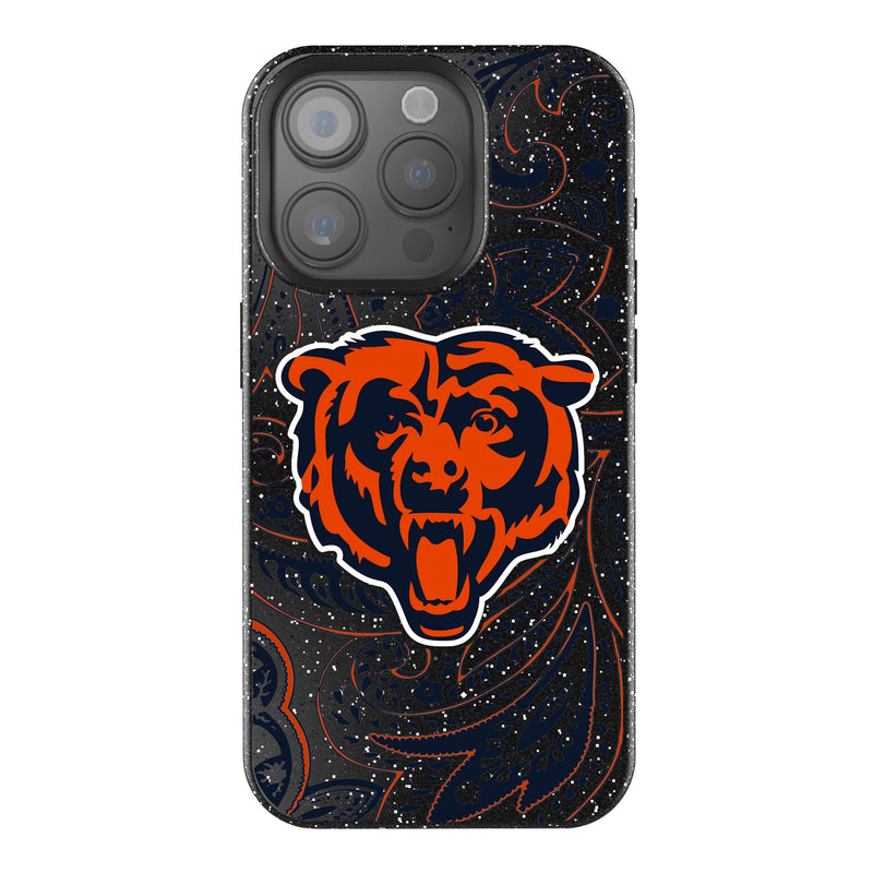 Chicago Bears Paisley iPhone Bling Phone Case