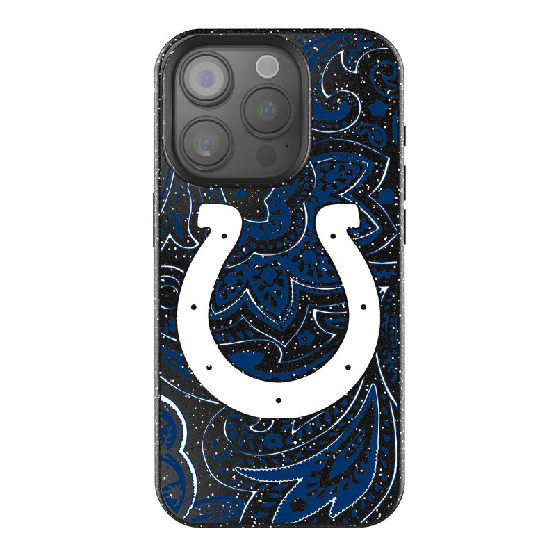 Indianapolis Colts Paisley iPhone Bling Phone Case