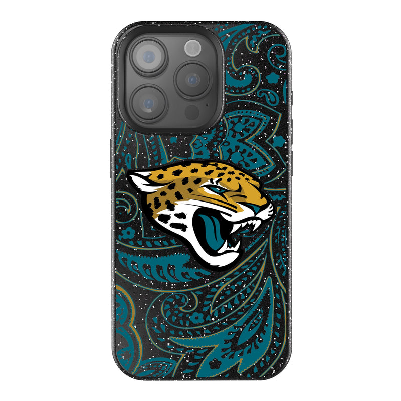 Jacksonville Jaguars Paisley iPhone Bling Phone Case