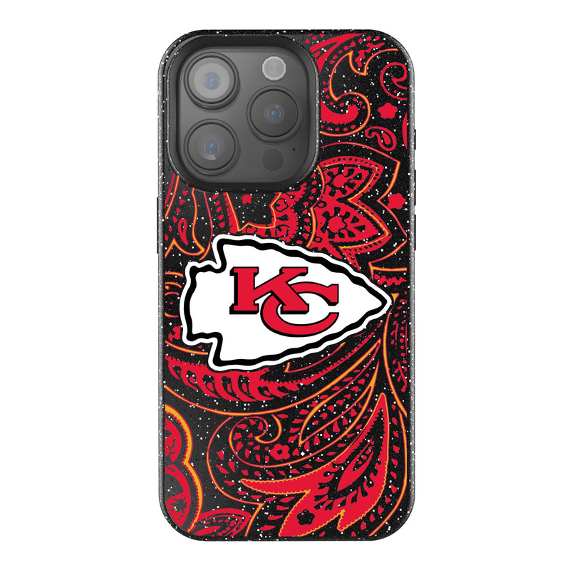 Kansas City Chiefs Paisley iPhone Bling Phone Case