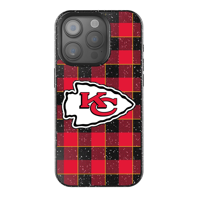 Kansas City Chiefs Plaid iPhone Bling Phone Case