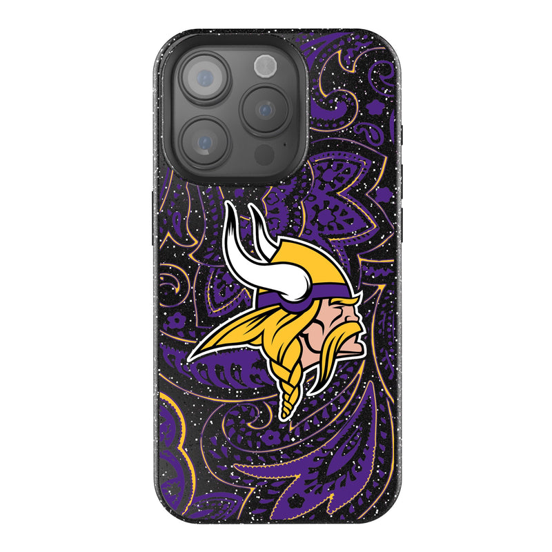 Minnesota Vikings Paisley iPhone Bling Phone Case