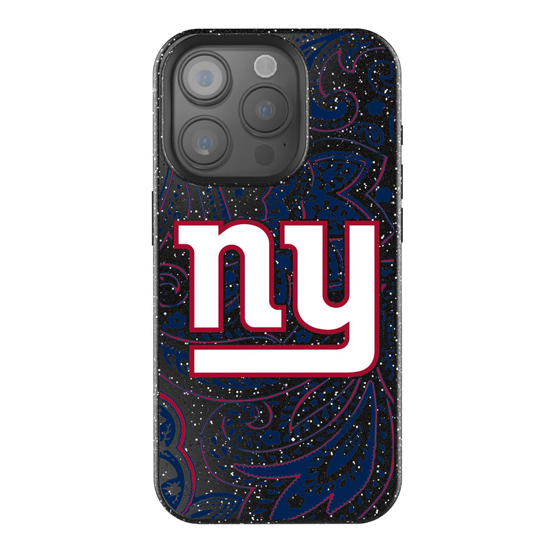 New York Giants Paisley iPhone Bling Phone Case