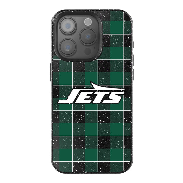 New York Jets Plaid iPhone Bling Phone Case