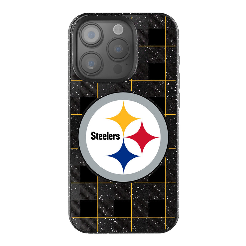 Pittsburgh Steelers Plaid iPhone Bling Phone Case