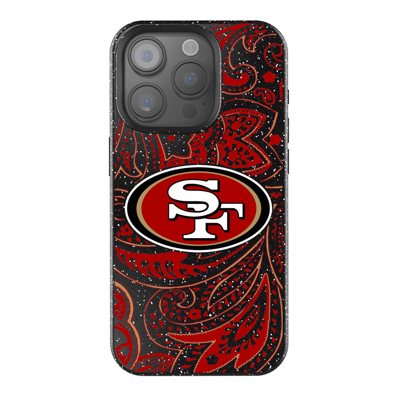 San Francisco 49ers Paisley iPhone Bling Phone Case