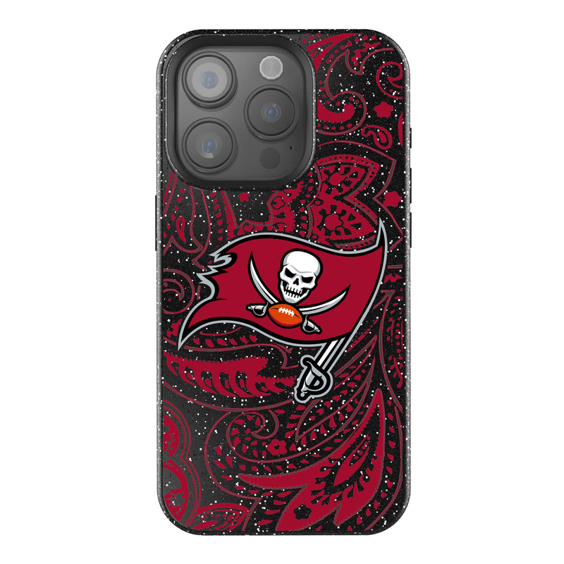 Tampa Bay Buccaneers Paisley iPhone Bling Phone Case