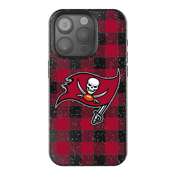 Tampa Bay Buccaneers Plaid iPhone Bling Phone Case