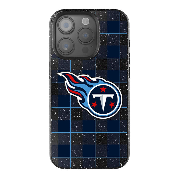 Tennessee Titans Plaid iPhone Bling Phone Case