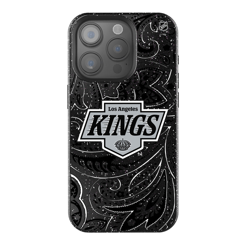 LA Kings Paisley iPhone Bling Phone Case