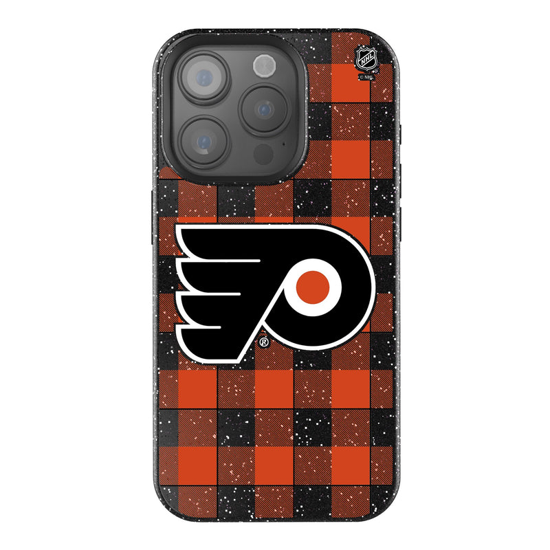 Philadelphia Flyers Plaid iPhone Bling Phone Case