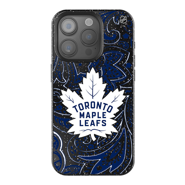 Toronto Maple Leafs Paisley iPhone Bling Phone Case