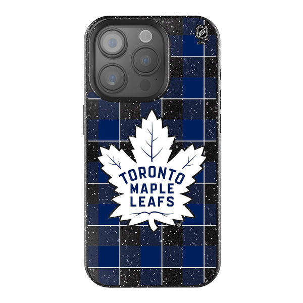 Toronto Maple Leafs Plaid iPhone Bling Phone Case