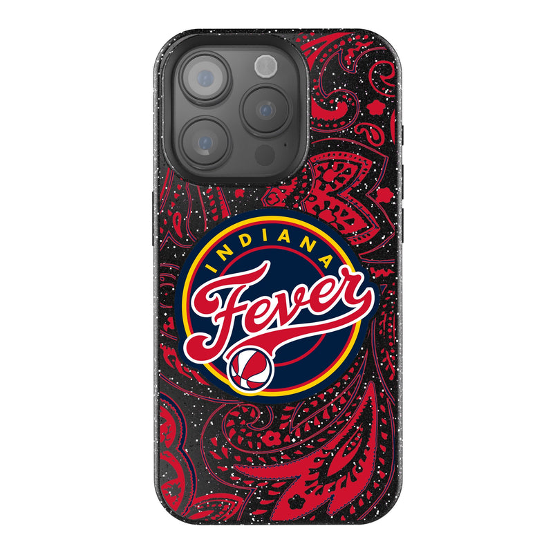 Indiana Fever Paisley iPhone Bling Phone Case