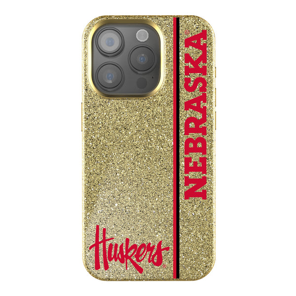 University of Nebraska Huskers Sidebar iPhone Bling Phone Case