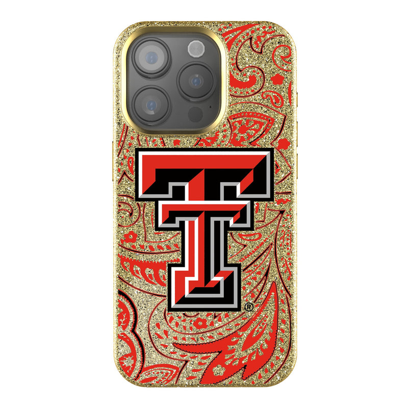 Texas Tech Red Raiders Paisley iPhone Bling Phone Case