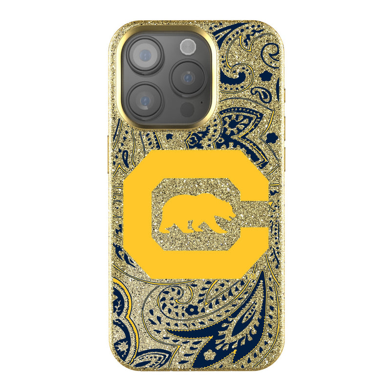 University of California Berkeley Golden Bears Paisley iPhone Bling Phone Case