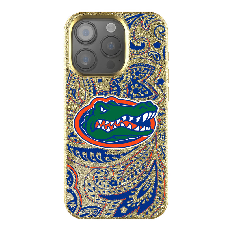 University of Florida Gators Paisley iPhone Bling Phone Case