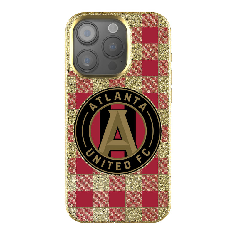 Atlanta United FC  Plaid iPhone Bling Phone Case