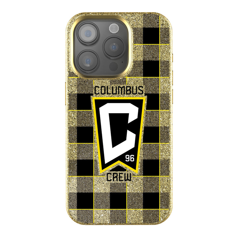 Columbus Crew  Plaid iPhone Bling Phone Case