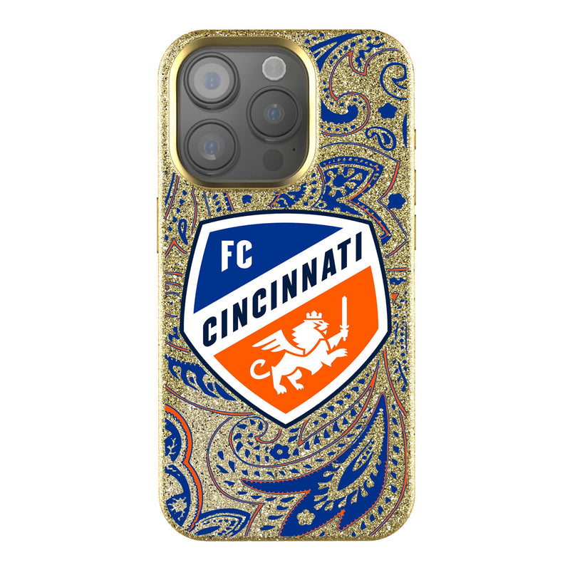 FC Cincinnati  Paisley iPhone Bling Phone Case