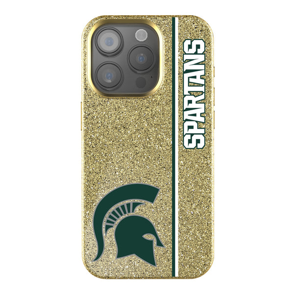 Michigan State University Spartans Sidebar iPhone Bling Phone Case