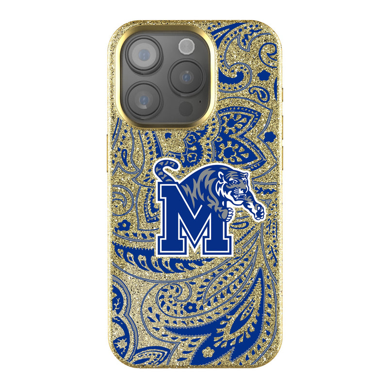 University of Memphis Tigers Paisley iPhone Bling Phone Case