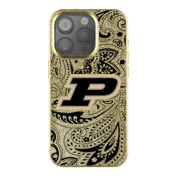 Purdue University Boilermakers Paisley iPhone Bling Phone Case