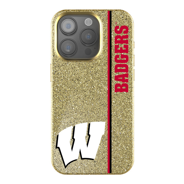 University of Wisconsin Badgers Sidebar iPhone Bling Phone Case